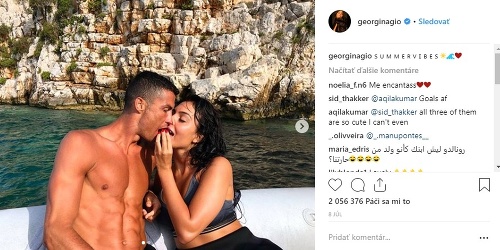 Cristiano Ronaldo a Georgina Rodríguez sa spolu rozhodne nenudia.