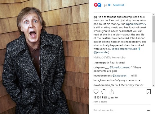 Paul McCartney šokoval pikantným odhalením. 