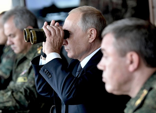 Vladimir Putin počas návštevy