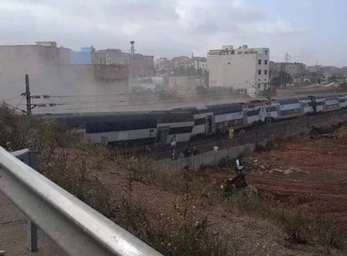Nehoda vlaku v Maroku