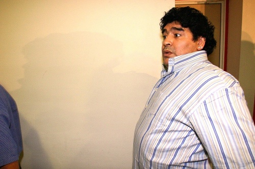 Takto vyzeral Diego Maradona v roku 2005.