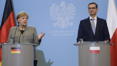 Angela Merkelová a Mateusz
