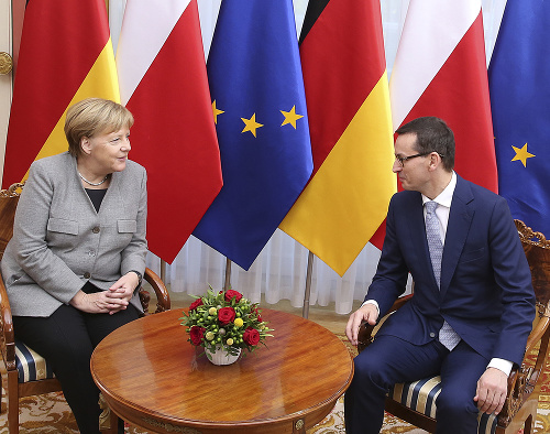 Angela Merkelová a Mateusz