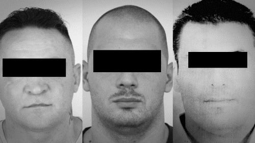 Trojica mužov, ktorí mali uniesť Andreu Vlčekovú na objednávku jej manžela.