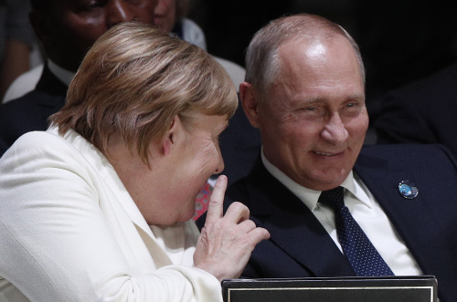 Angela Merkelová a Vladimir