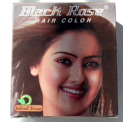 Hnedá farba na vlasy Hair Color Natural Brown značky Black Rose