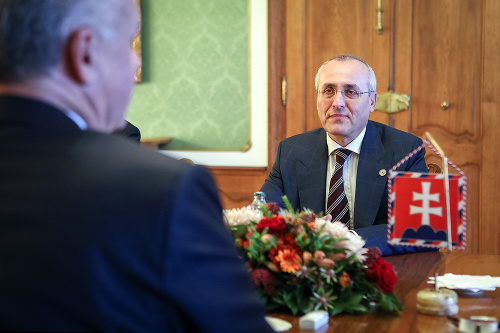 Andrej Kiska a predseda Slovenskej advokátskej komory Tomáš Borec.