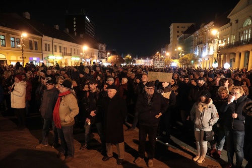 Protest v Košiciach