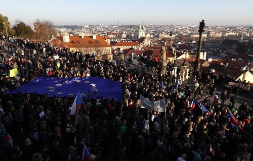 Protesty v Prahe