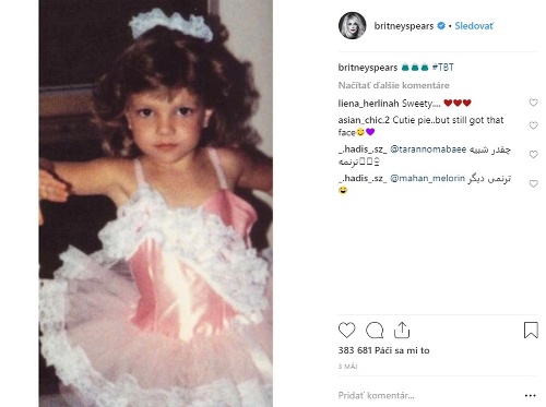 Takto vyzerala Britney Spears v detstve. 