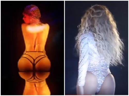 Keď príde na Beyoncé, nikomu nevadí, že pravidelne ukazuje takmer holý zadok. 