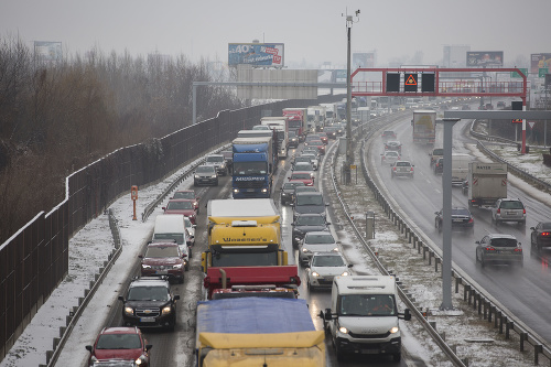 Dopravný kolaps v Bratislave: