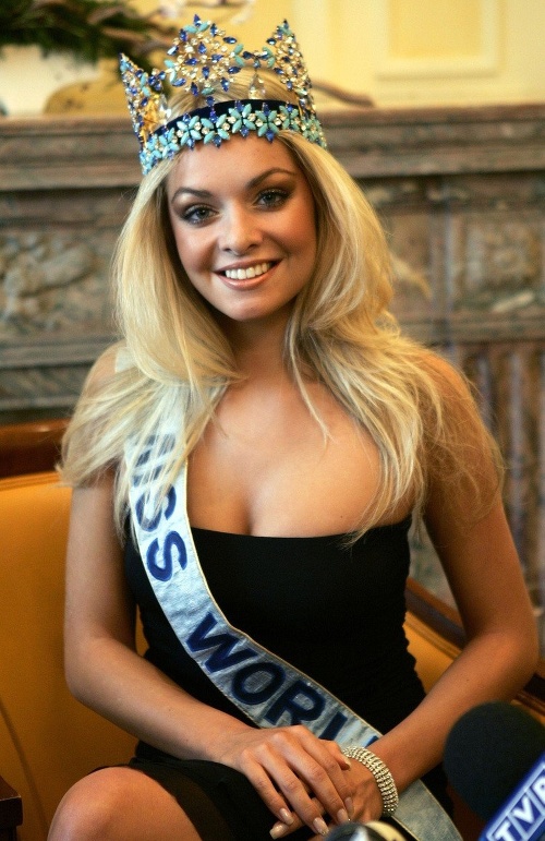 Taťána Kuchařová ako Miss World 2006.