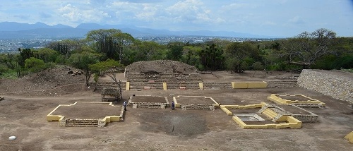 Na snímke prvý chrám zasvätený bohu Xipe Totecovi, pochádzajúci ešte z čias pred príchodom španielskych kolonizátorov, ktorý objavili archeológovia v strednej časti Mexika.