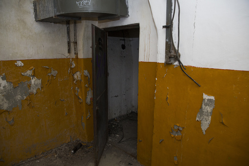 Interiér bunkru v bývalej raketovej základni na Devínskej Kobyle