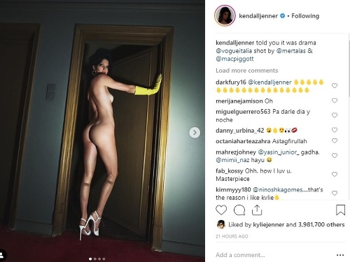 Kendall jenner nude vogue