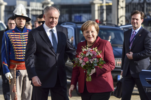 Angela Merkelová a Andrej
