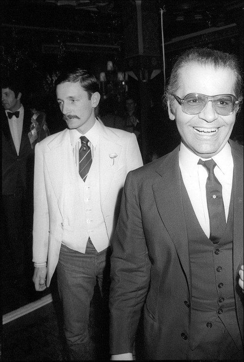 Jacques De Bascher a Karl Lagerfeld.