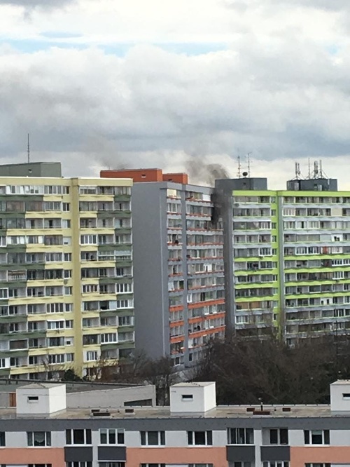 Požiar bytu v bratislavskej