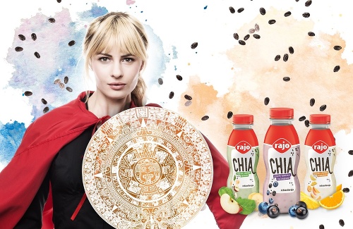 Prvá a jediná kombinácia jogurtového nápoja s chia semiackami. Plná sily vitamínov, minerálov a vlákniny.