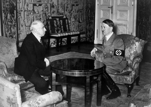 Emil Hácha a Adolf Hitler