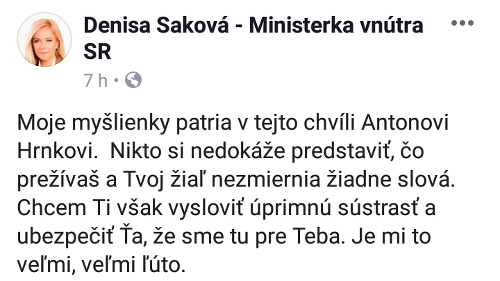 Politici vyjadrili sústrasť Antonovi