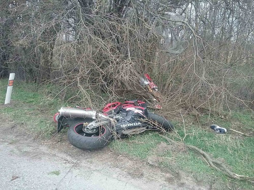 Vážna dopravná nehoda motorky