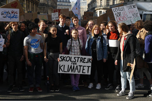 Mladá aktivistka Greta Thunberg