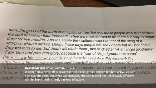 List úradníka je urážajúci.