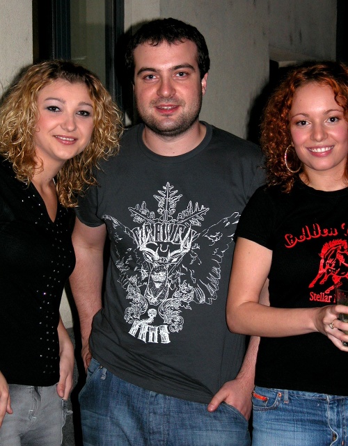 Ivan Tásler a Vera Wisterová v roku 2004 (na snímke s finalistkou súťaže Dievča za milión)