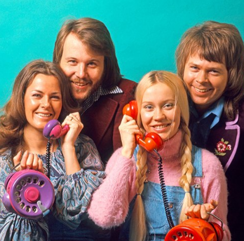 Členovia skupiny ABBA. 