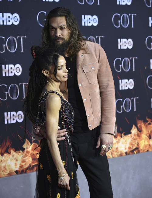 Jason Momoa s manželkou Lisou Bonet. 