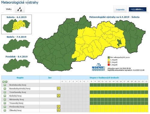 Na Slovensko dorazila zmena