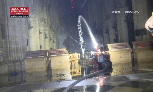 Zničujúci požiar Notre-Dame: FOTO