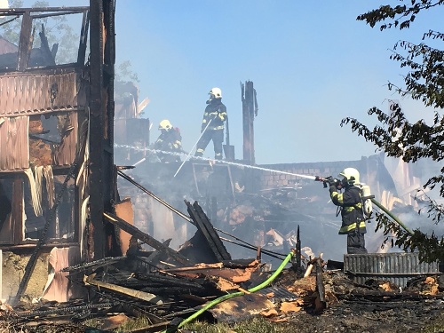 Požiar ubytovne v bratislavskom