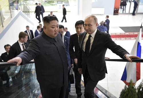 Vladimir Putin a Kim