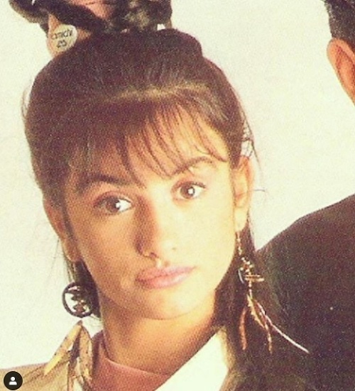 Penélope Cruz ako tínedžerka.