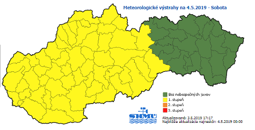 Zabudnite na slnečný víkend: