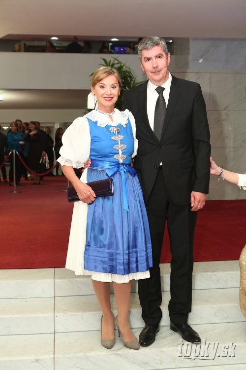 Alena Heribanová s bratom Vladimír Repčíkom.  