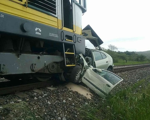 Dopravná nehoda vlaku a