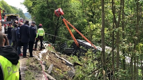 Havária autobusu v Taliansku