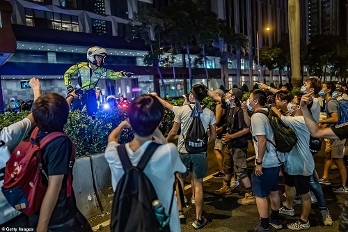 Demonštrácie v Hongkongu
