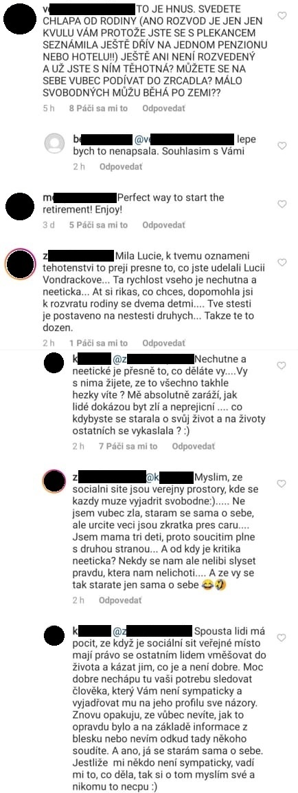 Do Lucie Šafářovej sa kvôli tehotenstvu s Plekancom ľudia poriadne pustili.