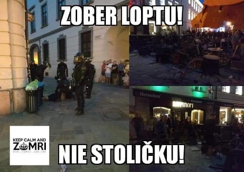 Bitka chuligánov v Bratislave