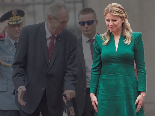 Čaputová na návšteve v Česku 20. júna s prezidentom Milošom Zemanom