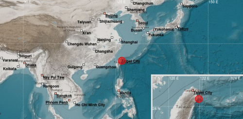 Taiwan zasiahlo zemetrasenie