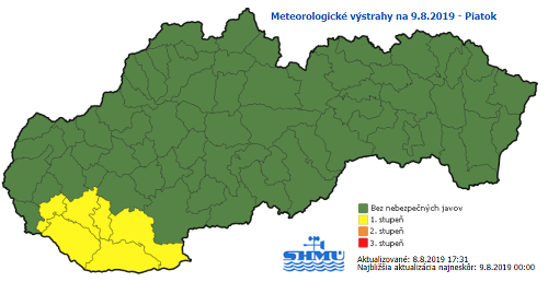 Slovensko znovu zachvátia horúčavy