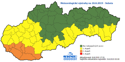 Slovensko znovu zachvátia horúčavy