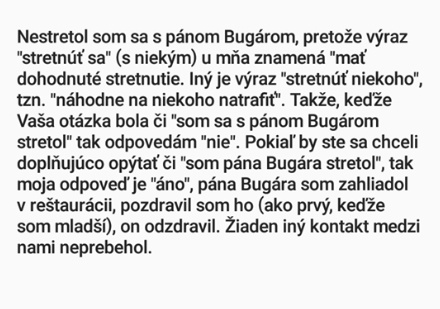 SMS správa Mariana Kočnera ohľadom stretnutia s Bélom Bugárom