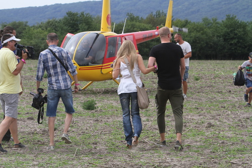 Erika Judínyová natočila špeciálne vstupy do Smotánky aj z helikoptéry. 